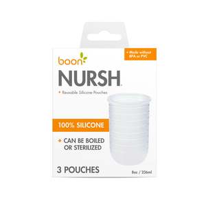 Boon: NURSH Pouch 8oz 3pk