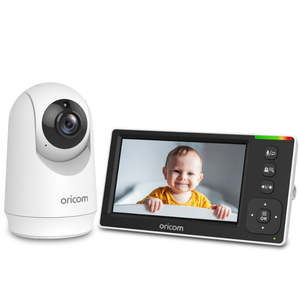 Baby Monitors: 4.3" Video Baby Monitor With Motorised Pan-Tilt Camera