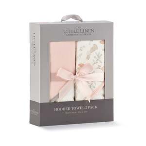 Little Linen: Hooded Towel 2pk - Harvest Bunny (Damaged Packaging)