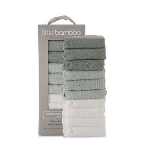New: Towelling Wash Cloth 10pk - Turtle Bay