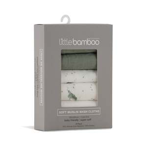 Muslin Wash Cloth 6pk - Turtle Bay