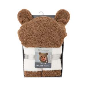 Plush Hooded Towel - Bushland Bear