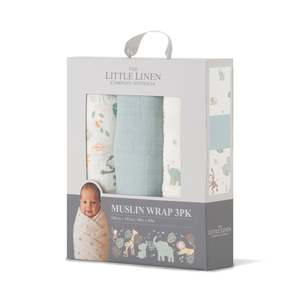 New: Muslin 3pk - Savanna Giraffe