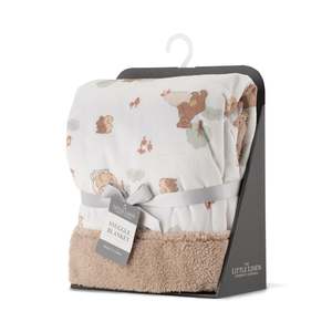 Little Linen: Baby Snuggle Blanket - Bushland Bear