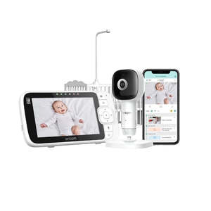 New: Skyview AI 5" Smart HD Baby Monitor with Cot Stand