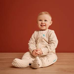 Sleep Suit Warm 2.5 TOG - Bees Oatmeal