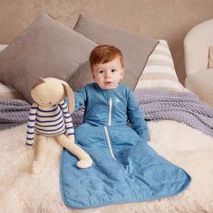 Sleep Bag Warm 2.5 TOG - Pebbles Storm Blue