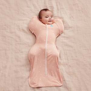 Swaddle Up™ Transition Bag Bamboo 0.2Tog - Heart