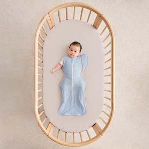 Swaddle Up™ Transition Bag 1.0 TOG - Powder Blue Twinkle
