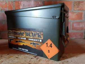 Belmont Black 9mm 124gr FMJ OFC (1000)