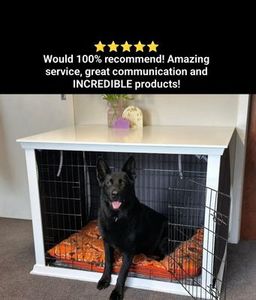 Crate and Surround Combo Beloved Pet Furniture: XXL Crate & Crate Surround Combo