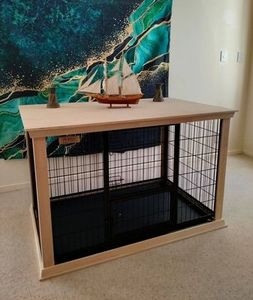 XXL Escape-Proof Heavy Duty Dog Crate & Crate Surround Combo