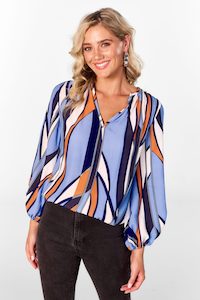 Venice Balloon Sleeve Top Occasion Dresses Bel Vestito New Zealand