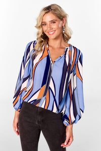 Products: Venice Balloon Sleeve Top Occasion Dresses Bel Vestito New Zealand