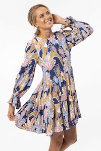 Sorrento Shirred Smock. size 10 last one, generous fit Dress Bel Vestito