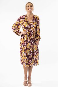 Products: Tuscany Balloon Sleeve Midi. size 8 only, generous fit Dress Bel Vestito