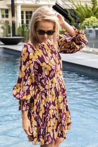 Products: Tuscany Shirred Smock. size 14 only Dress Bel Vestito