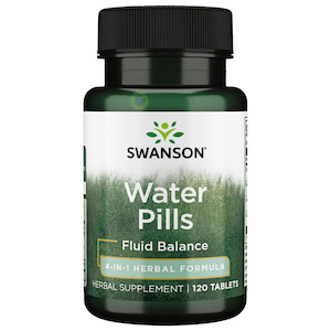 Swanson, Water Pills Fluid Balance, 120 Tablets