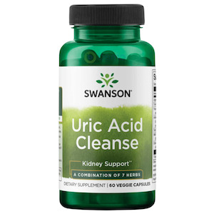 Herbal: Swanson, Uric Acid Cleanse, 60 Veg Caps