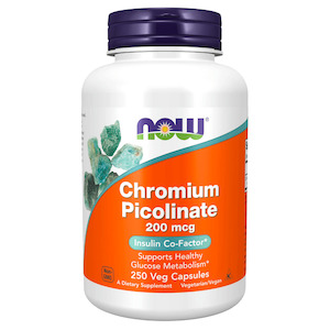 Mood Support: Now Foods, Chromium Picolinate, 200 mcg, 250 Capsules