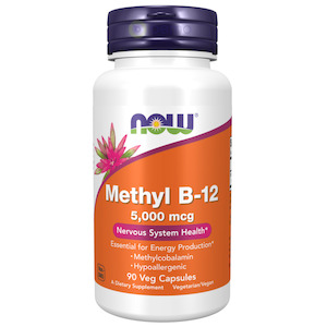 Now Foods, Methyl B-12, 5000mcg, 90 Veg Caps