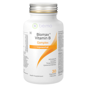 Mood Support: Coyne Healthcare, Biomax Activated Vitamin B Complex Liposomal, 30 Veg Caps