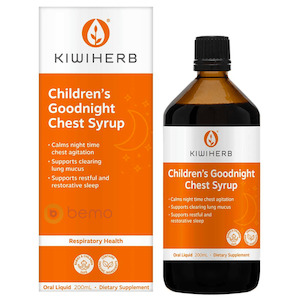 Sleep Support: KiwiHerb, Children's Goodnight Chest Syrup, Oral Liquid 200ml