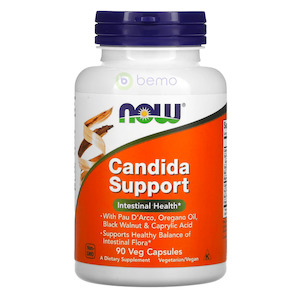 Pain Relief: Now Foods, Candida Support With Caprylic Acid and More, 90VCs