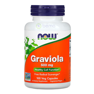 Pain Relief: Now Foods, Graviola 500mg, 100 VCaps