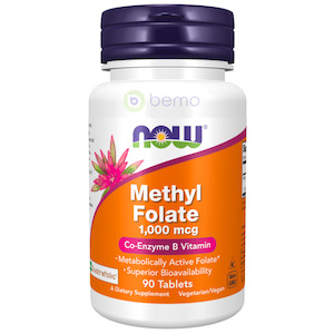 Sexual Health: Now Foods, Methyl Folate, 1000mcg, 90 Tablets