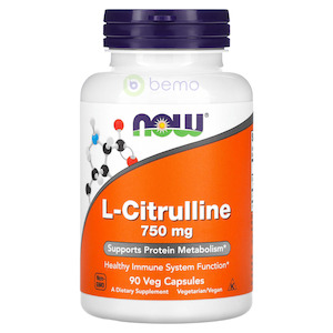 Now Foods, L-Citrulline 750mg, 90 Veg Capsules