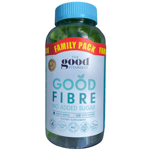 Kids Health: Good Vitamin Co, Good Fibre, No Added Sugar, 160 Soft-Chews
