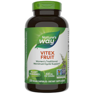 Nature's Way, Vitex Fruit For Women, 320 Vegan Caps