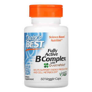 Doctors Best: Doctor's Best, Fully Active B Complex, 60 Vcaps