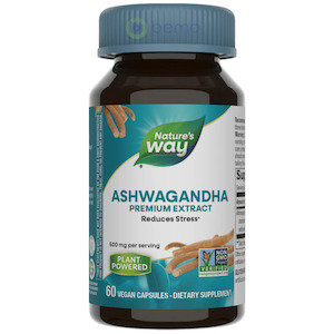 Nature's Way, Ashwagandha, 60 Vegan Capsules