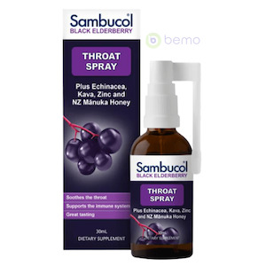 Sambucol: Sambucol, Soothing Throat Spray, 30ml Oral Spray