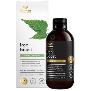 Energy: Harker Herbals, Iron Boost Tonic, 200ml