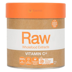 Amazonia Raw, Wholefood Extracts, Vitamin C+, 300g