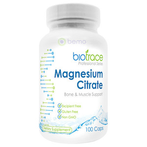 BioTrace, Magnesium Citrate, 100 Capsules