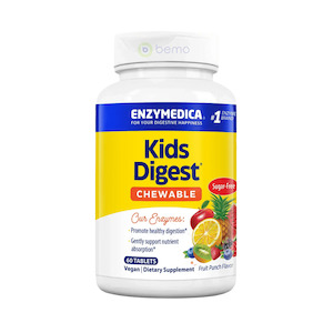 Digestion And Gut Health: Enzymedica, Kids Digest Chewable, 60 Tablets