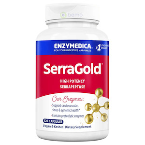 Enzymedica, Serra Gold, 120 Capsules
