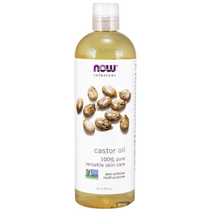 Hair Skin And Nails: Now Foods, Organic Pure Castor Oil, 237ml