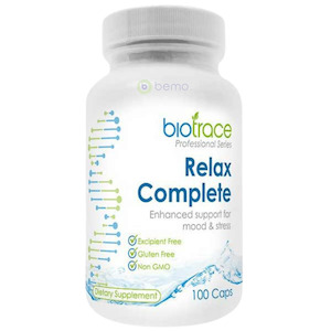 BioTrace, Relax Complete, 100 Capsules