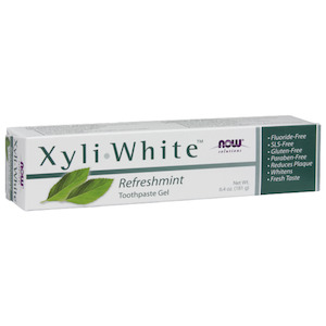 Now Foods: Now Foods, XyliWhite Refreshmint Toothpaste Gel, 181g