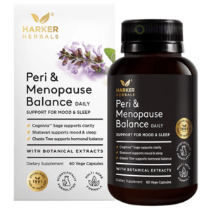 Energy: Harker Herbals, Peri & Menopause Balance, 60 Vege Capsules