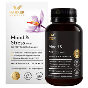 Energy: Harker Herbals, Mood & Stress, 60 Vege Capsules