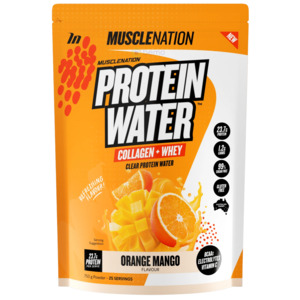 Energy: Muscle Nation, Protein Water, Orange Mango, 750g Powder