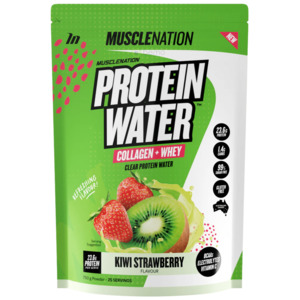 Energy: Muscle Nation, Protein Water, Kiwi Strawberry, 750g Powder