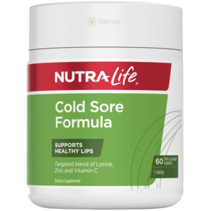 Hair Skin And Nails: Nutra-Life, Cold Sore Formula, 60 Tablets