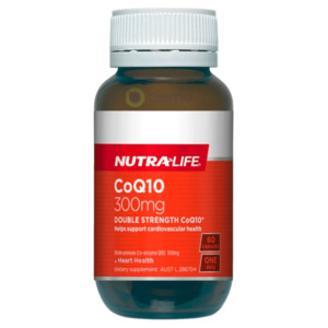 Coq10: Nutra-Life, CoQ10, 300 mg, 60 Capsules